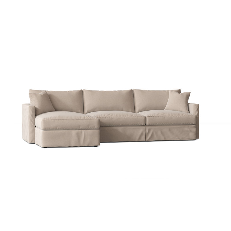Wayfair Custom Upholstery™ Syracuse 121" Sectional Birch Lane